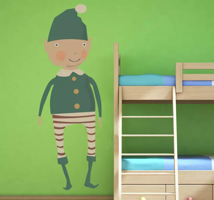 Wandtattoo Weihnachtself - TenStickers