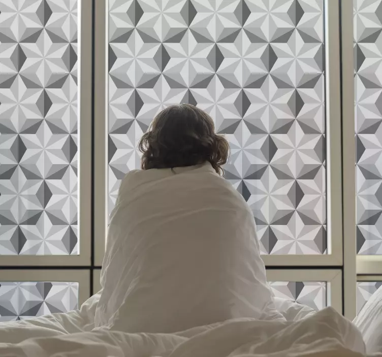 Wandtattoo welt geometrische musterpaneele - TenStickers