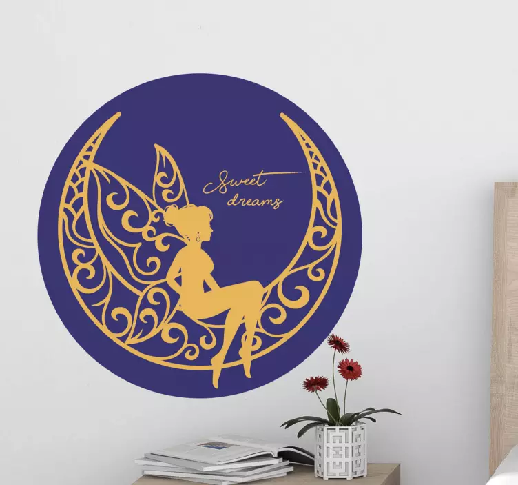 Wandtattoo welt mond umarmende figur - TenStickers