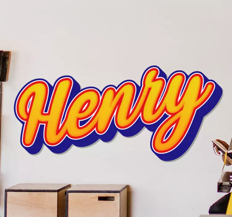 Wandtattoo Zitat personalisiertes namensbild - TenStickers