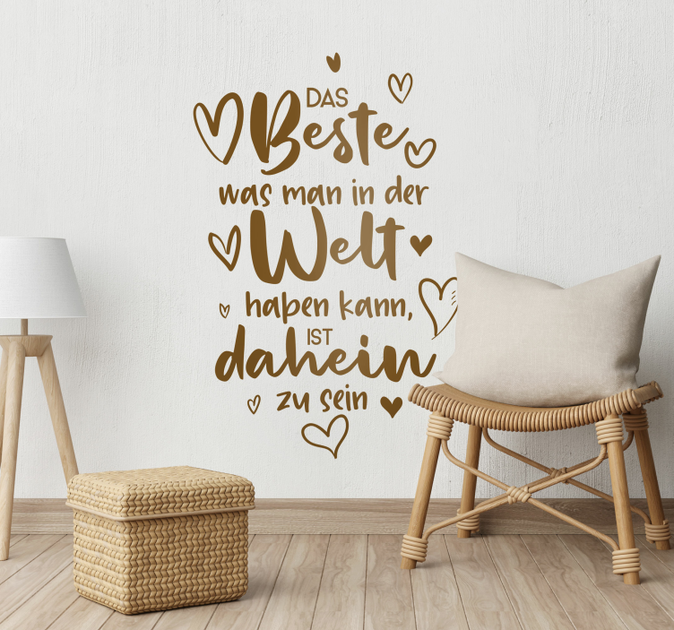 Wandtattoo zuhause ist es am schönsten - TenStickers