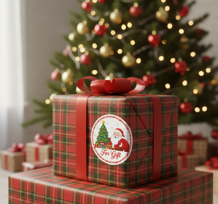 Weihnachtssticker für geschenke - TenStickers