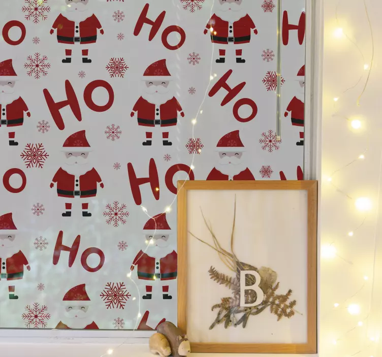 Weihnachtssticker mit weihnachtsmann figuren - TenStickers