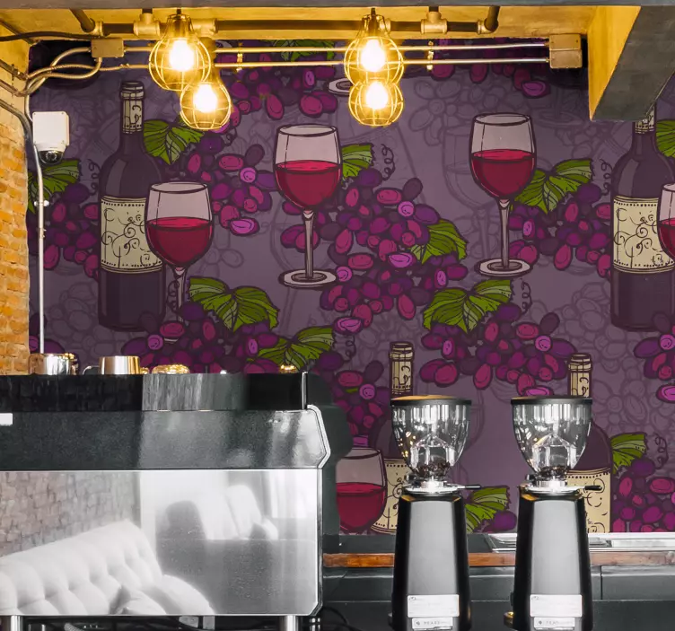 Weinkarte für lokale aufkleber - TenStickers