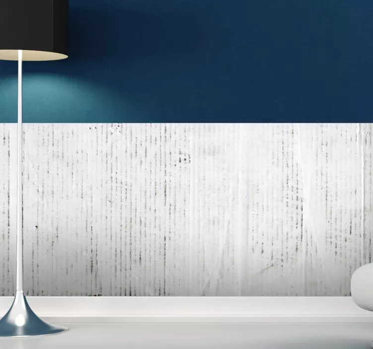 Weißer Karton Wandtattoo modern - TenStickers