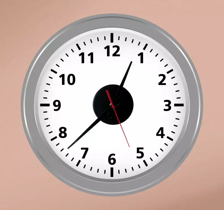 Wohnzimmer Uhr Aufkleber - TenStickers