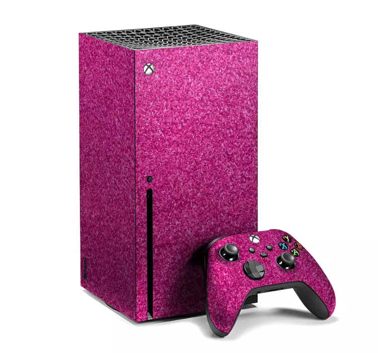 Xbox Aufkleber magenta-glitzer - TenStickers