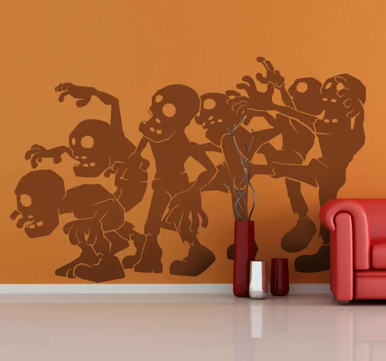 Zombie Horde Aufkleber - TenStickers