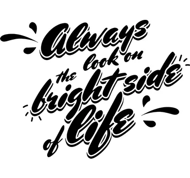 Wandtattoo Bright side of life - TenStickers