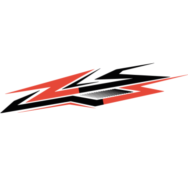 Autoaufkleber zweifarbiger seiten-race-style - TenStickers