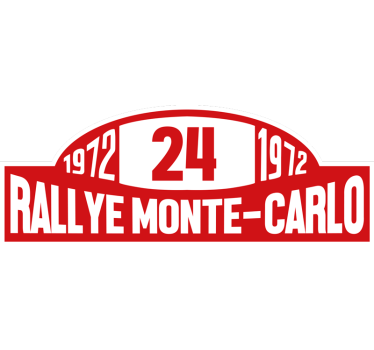 Autoaufkleber rallyenummer monte carlo - TenStickers