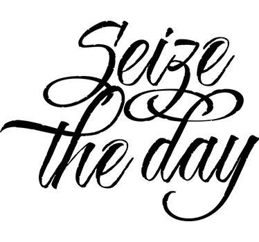 Wandtattoo Seize The Day - TenStickers