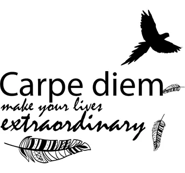 Wandtattoo Carpe Diem Extraordinary - TenStickers