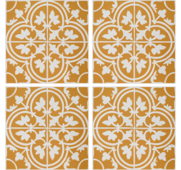 Klebefliesen orientalisch gelb - TenStickers