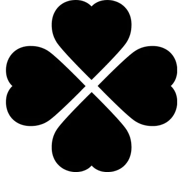 Wandtatoo einzelne Kleeblätter - TenStickers