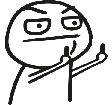 Autoaufkleber lustiges design zum zeigen der finger - TenStickers