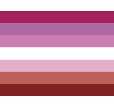 Autoaufkleber lesbische flagge - TenStickers