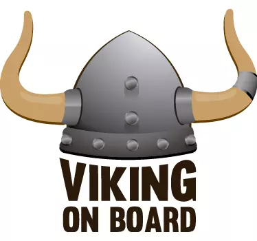 Viking on Board Baby on Board Aufkleber - TenStickers