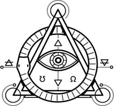 Wandtattoo Augen Symbol - TenStickers