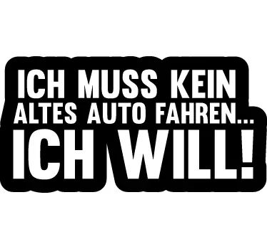 Autoaufkleber Altes Auto - TenStickers