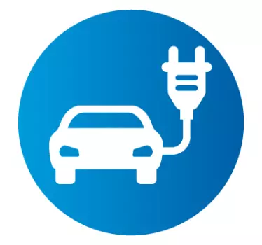 Aufkleber Elektroauto - TenStickers