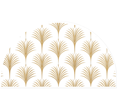 Wandtattoo Schlafzimmer goldene fächerpalmen - TenStickers