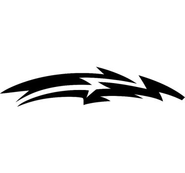 Autoaufkleber lineargeschwindigkeitsdesign - TenStickers