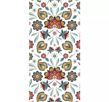 Fensterfolie Blumen - TenStickers