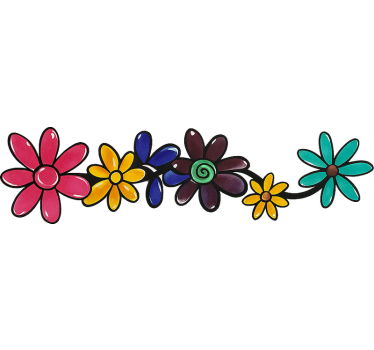Autoaufkleber floral fahrzeugfolierung - TenStickers