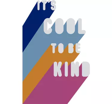 Wandtattoo Be Kind - TenStickers