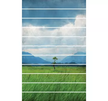 Sticker Natur Landschaft für Treppen - TenStickers