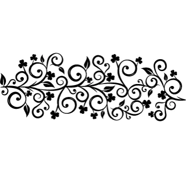 Kleeblatt wandtattoo - TenStickers