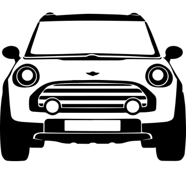 Mini cooper Auto Wandtattoo - TenStickers