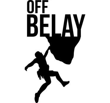Aufkleber Sport Klettern Silhouette - TenStickers
