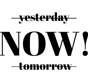 Phrase Minimalismus Motivationsaufkleber - TenStickers