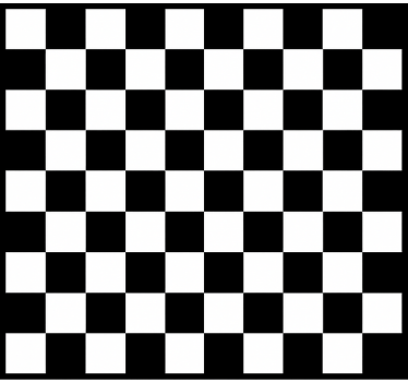 Autoaufkleber schach in schwarz und weiß - TenStickers