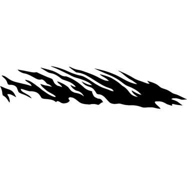 Autoaufkleber tribal einfarbige streifen - TenStickers