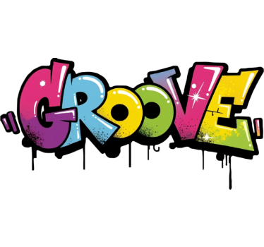 Autoaufkleber im stylisierten funky graffiti-stil - TenStickers