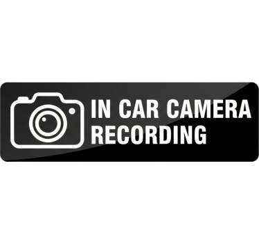 Autoaufkleber für dashcam aufnahmen - TenStickers