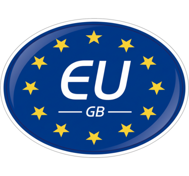 Autoaufkleber zur grenzüberschreitenden identifikation - TenStickers