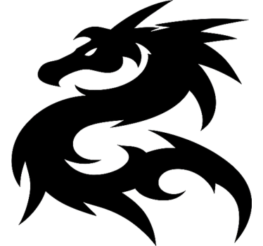 Autoaufkleber mit mythischem drachenfantasiedesign - TenStickers