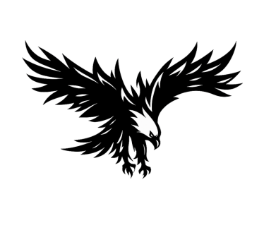Autoaufkleber großer schwebender adler - TenStickers