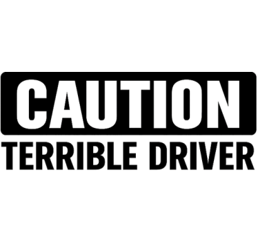 Autoaufkleber ehrliches warnlabel - TenStickers