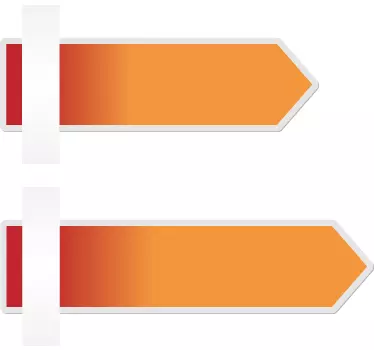 Hinweisschild Aufkleber - TenStickers