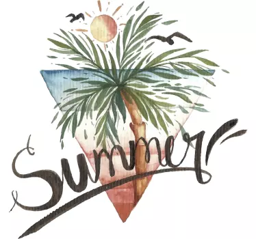 Sommer Palmen Baum Wandtattoo - TenStickers