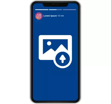 Personalisierbares Instagram Story Foto Wandtattoo - TenStickers