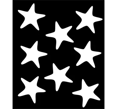 Seesterne Duschaufkleber - TenStickers