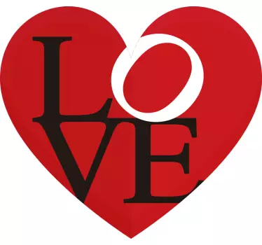 Herz Sticker Liebe - TenStickers