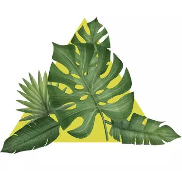 Wandtattoo Pflanzen tropische blattkunst - TenStickers