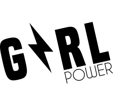 Girl power motivationsaufkleber - TenStickers